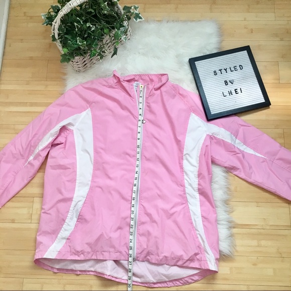 Oversized Pink Windbreaker Jacket - Picture 5 of 8